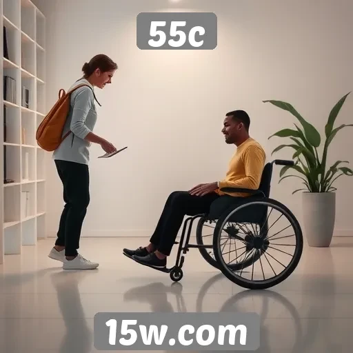 Acessibilidade em 55c melhora experiência do usuário